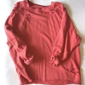 AE distressed sweatshirt